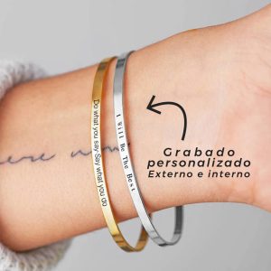 Brazalete Amaya Acero Inoxidable 4mm – Colección Personalizados