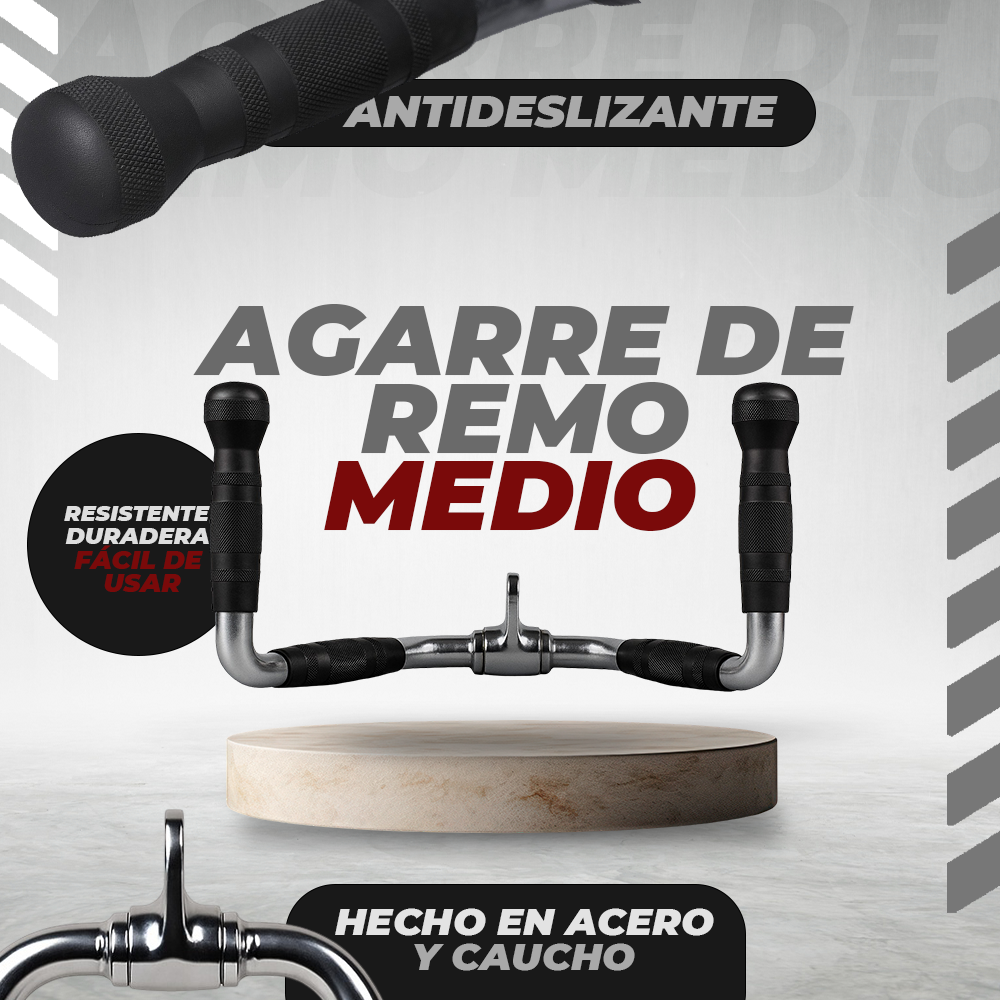 Agarre de remo medio para polea - Imagen 3