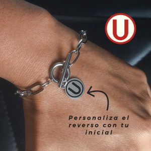 Pulsera Universitario Grabado Personalizado, Acero Inoxidable