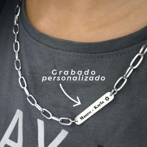 Collar Label Acero Inoxidable – Colección Personalizados