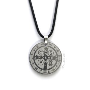 Collar Sello San Benito Acero Inoxidable – Ajustable