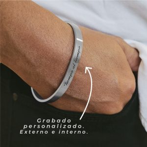 Brazalete Serendipia Acero Inoxidable – Colección Personalizados