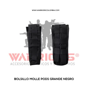 BOLSILLO MOLLE PODS GRANDE NEGRO