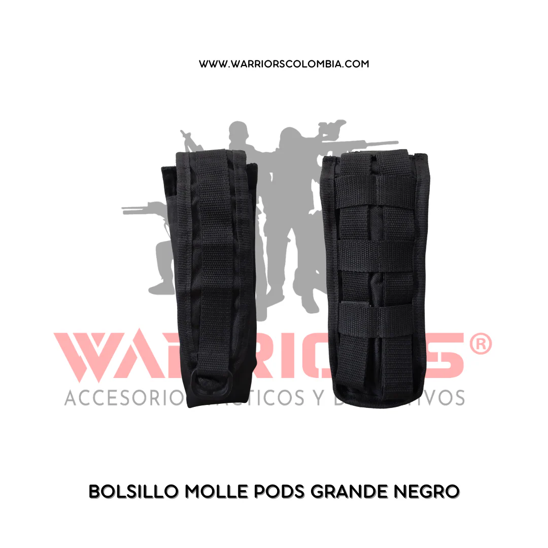 BOLSILLO MOLLE PODS GRANDE NEGRO