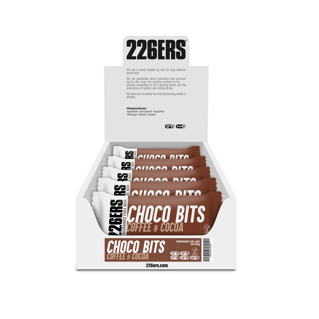 BOX - 24 ENDURANCE FUEL BAR CHOCO BITS - Imagen 3