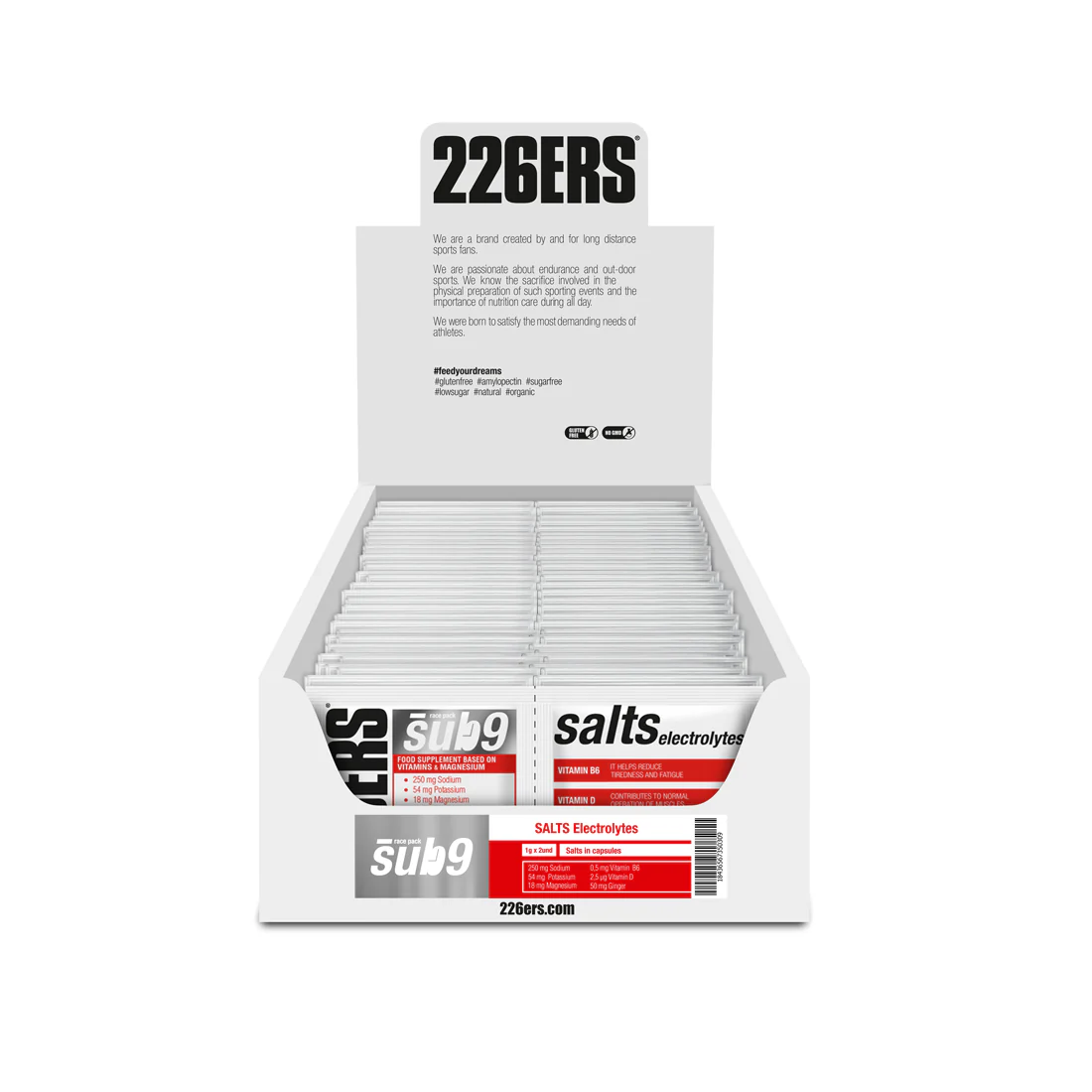 BOX 40 DUPLOS SUB9 SALTS ELECTROLYTES - 80 Cápsulas - Imagen 2