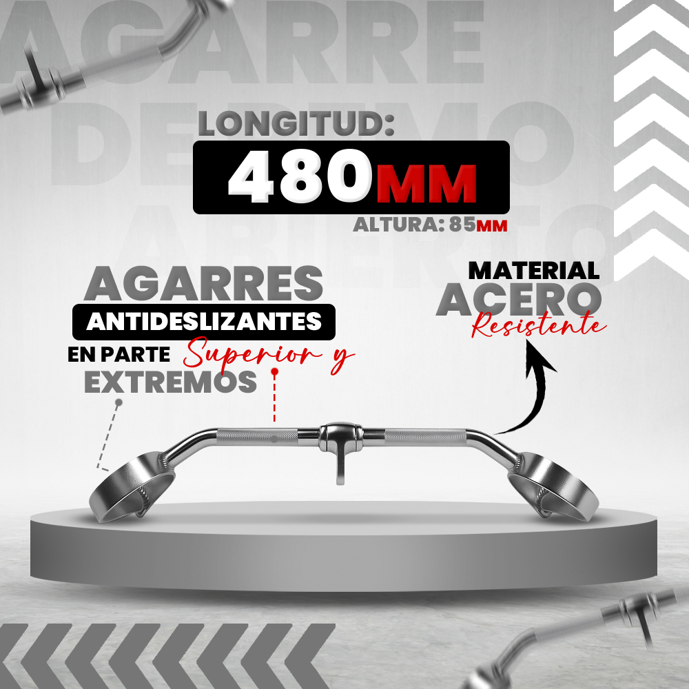Agarre de remo abierto para polea - Imagen 5