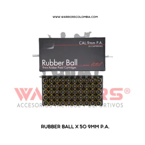 Municion Traumatica Rubber Ball 9mm