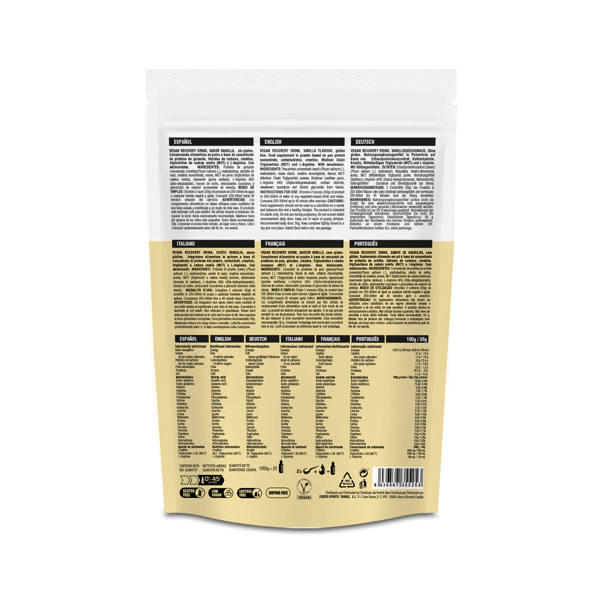 VEGAN RECOVERY DRINK - Bebida Recuperadora Vegana - Imagen 7