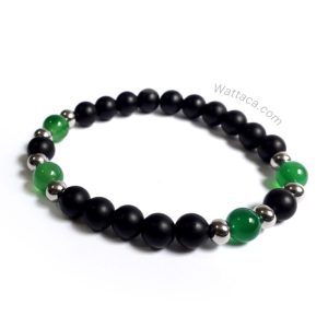 Pulsera Príamo Jade Onix Mate