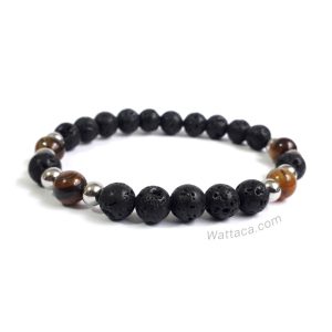 Pulsera Príamo Volcánica Ojo de Tigre