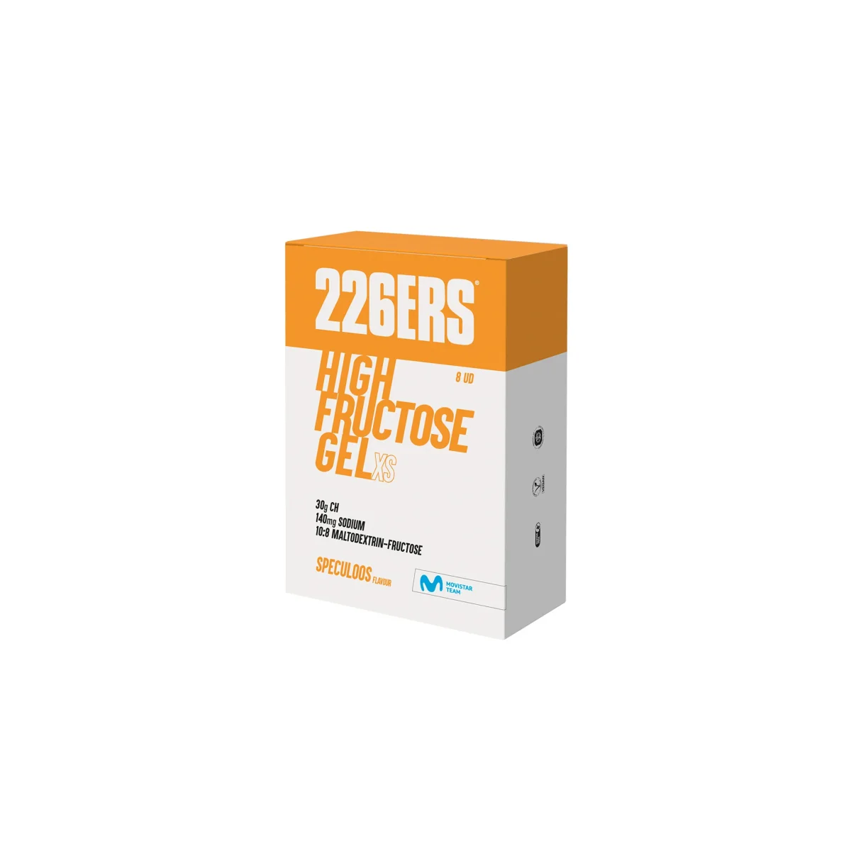 BOX - 8 HIGH FRUCTOSE GEL XS 44g - Imagen 4