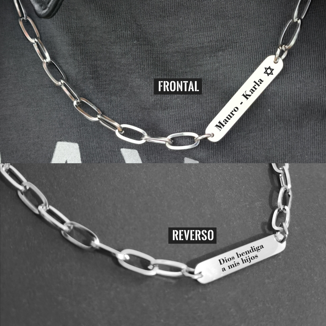 Collar Label Acero Inoxidable – Colección Personalizados - Imagen 3