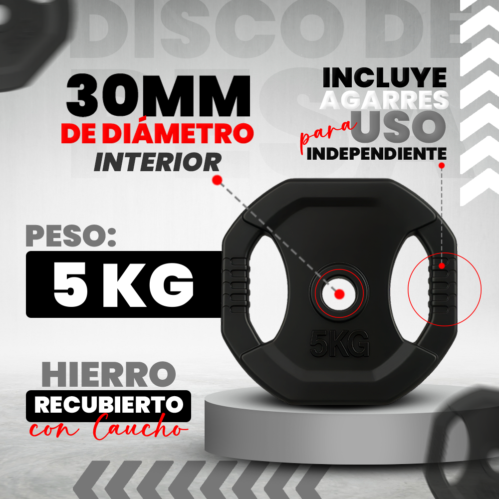Disco 5kg Viok Sport 30mm - Imagen 3