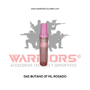 GAS BUTANO 27 ML / ROSADO