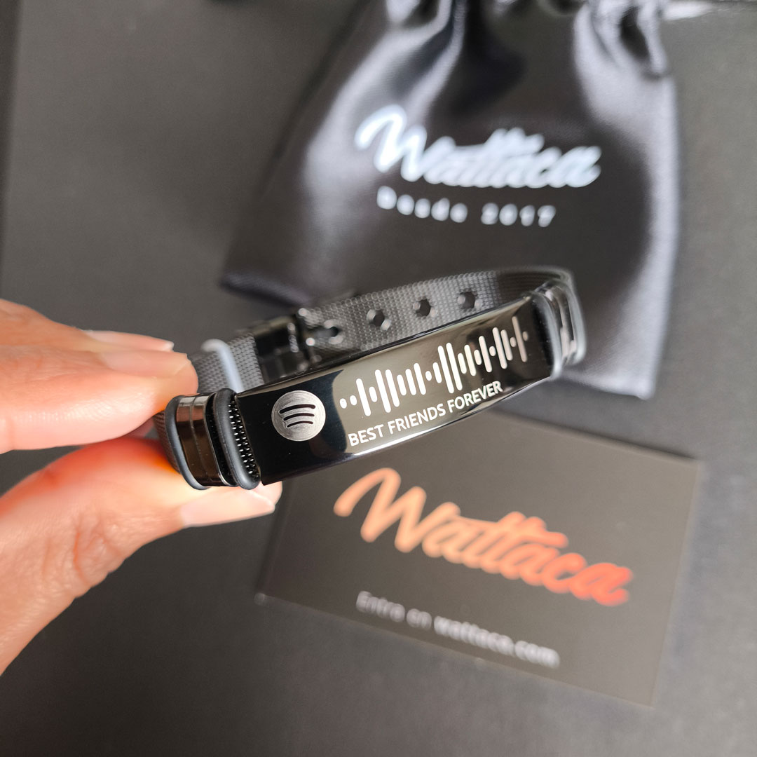 Pulsera Spotify Acero Inoxidable – Colección Personalizados - Imagen 4
