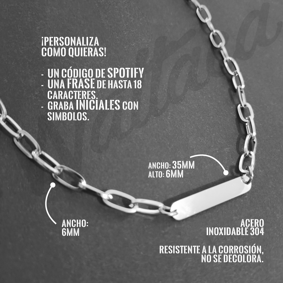 Collar Label Acero Inoxidable – Colección Personalizados - Imagen 4
