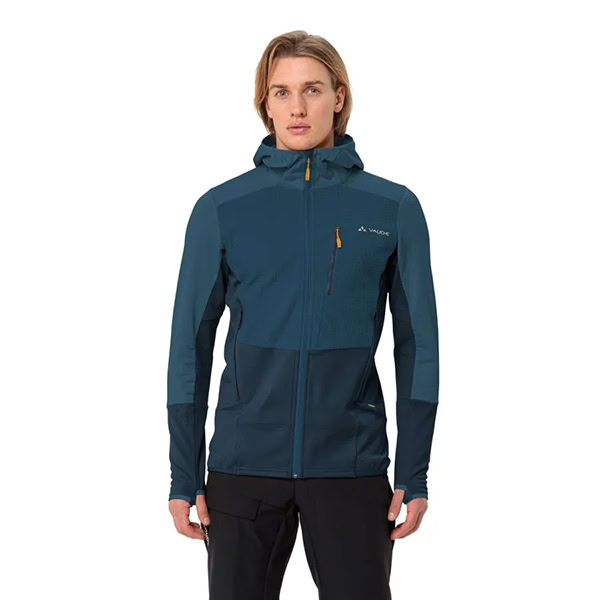 Men’s Monviso Hooded Grid Fleece Jacket - Imagen 4
