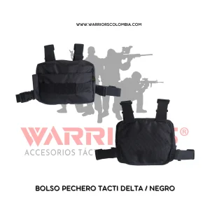 BOLSO PECHERO TACTI DELTA / NEGRO