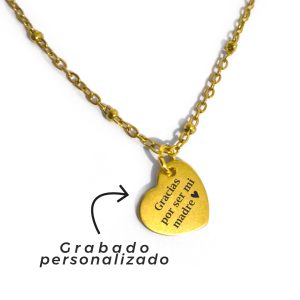 Collar Cuore Acero Inoxidable – Colección Personalizados