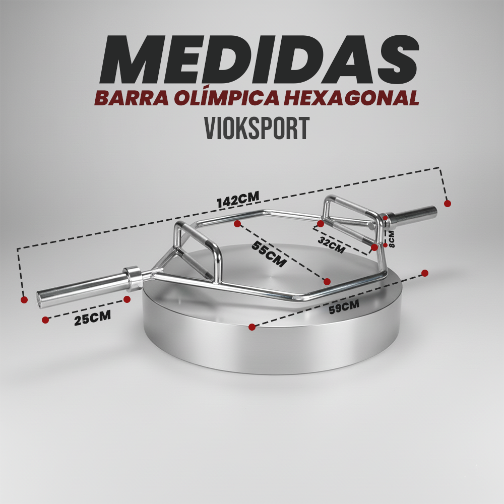 Barra olímpica hexagonal - Imagen 6