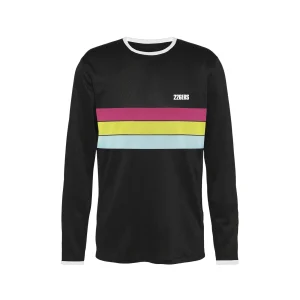 RUNNING JERSEY HYDRAZERO FLAG - Manga larga en blanco o negro