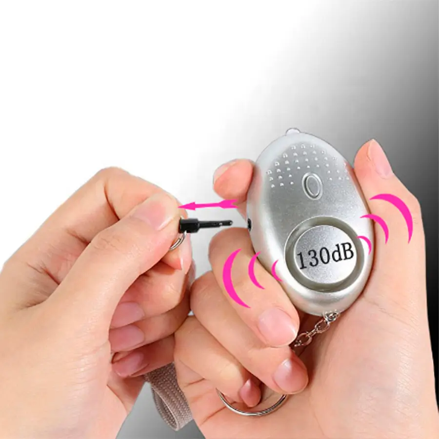 Alarma Personal Con Linterna Azul - Imagen 6