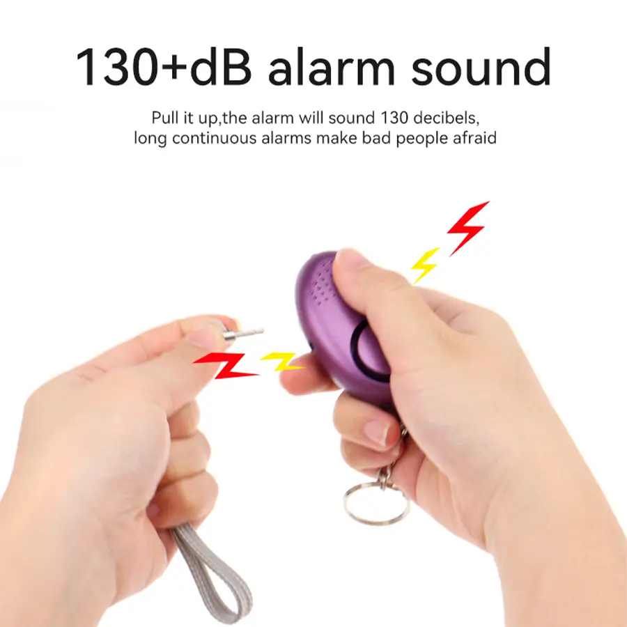 Alarma Personal Con Linterna Azul - Imagen 5