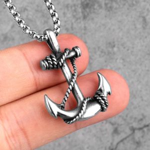 Collar Ancla Mar Adentro Acero Inoxidable 316L