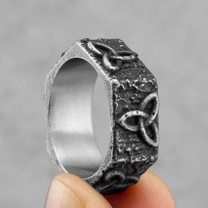 Anillo Nudo Celta Acero Inoxidable 316L