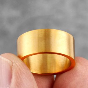 Anillo Gold Minimalista Acero Inoxidable 316L