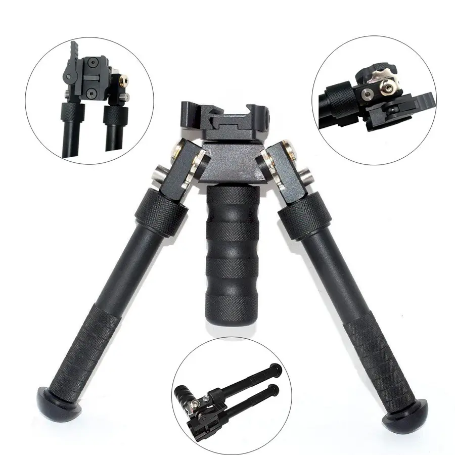 Bipode Con Grip Aluminio