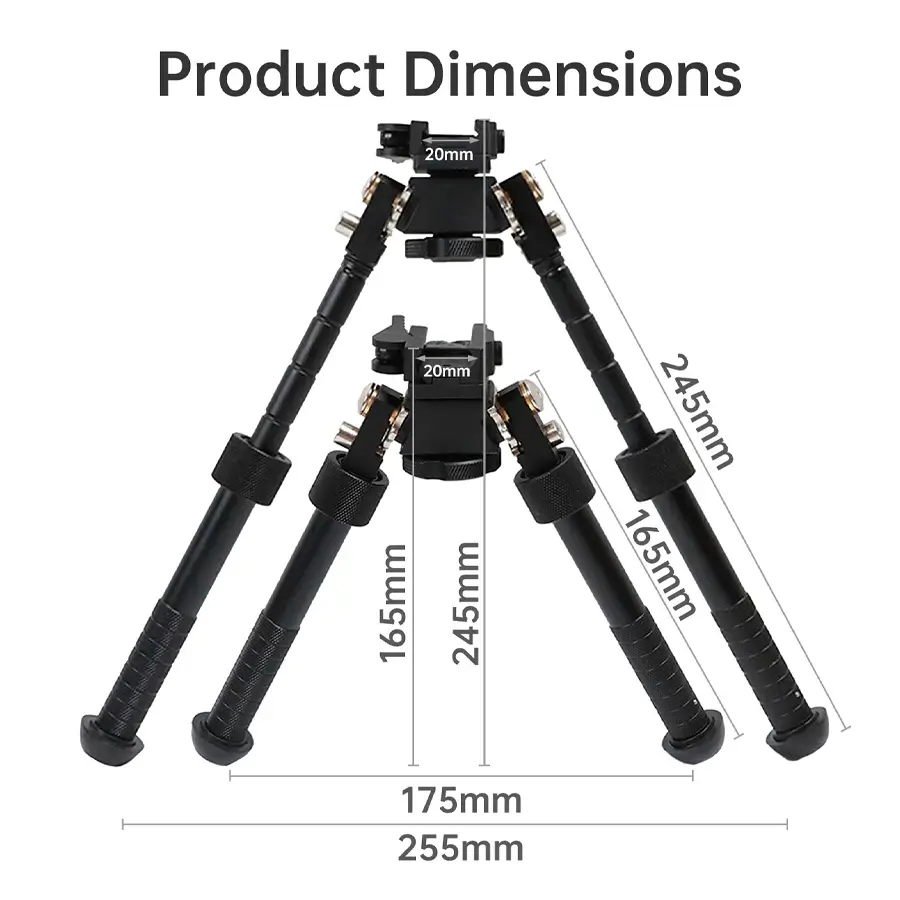 Bipode Con Grip Aluminio - Imagen 5