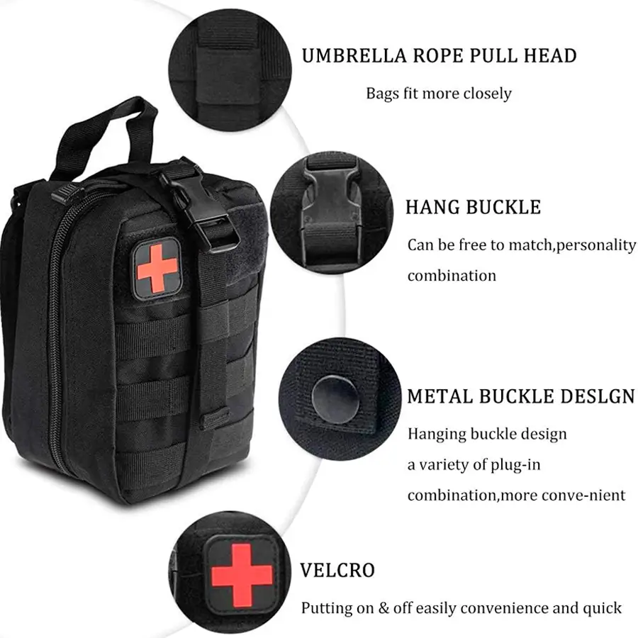 Bolso Botiquin Molle KAKI - Imagen 4