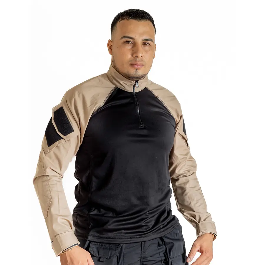 Buzo Tactico Combat Negro Beige - Imagen 4