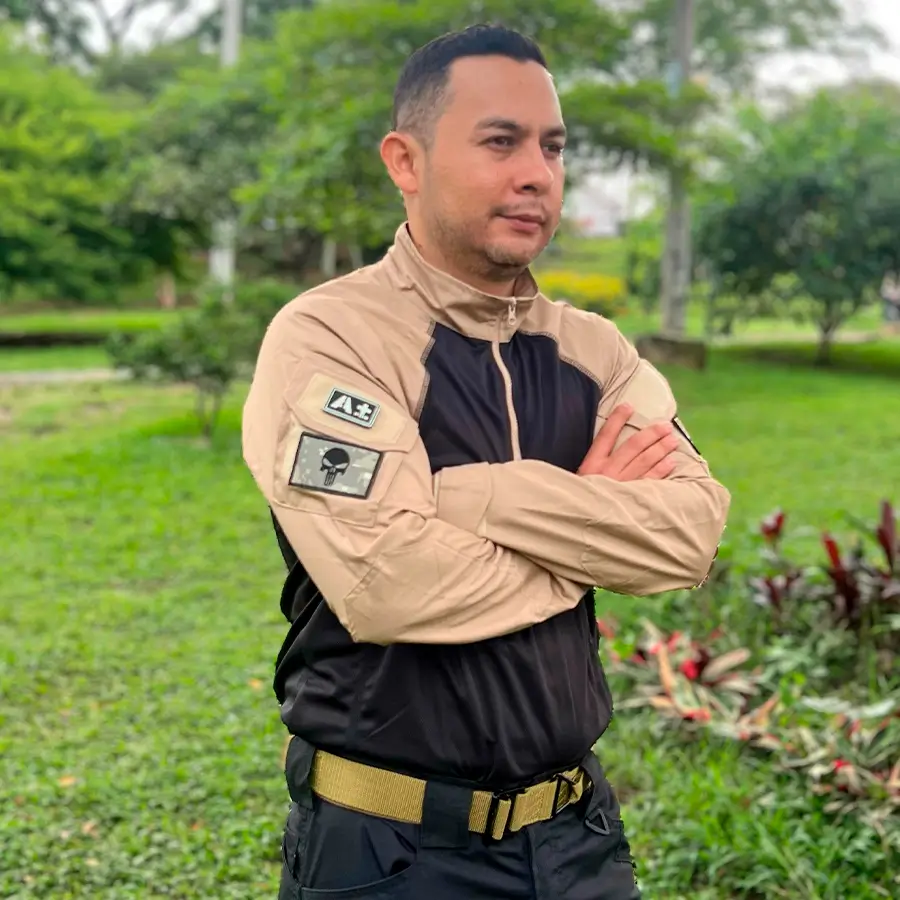 Buzo Tactico Combat Negro Beige - Imagen 3