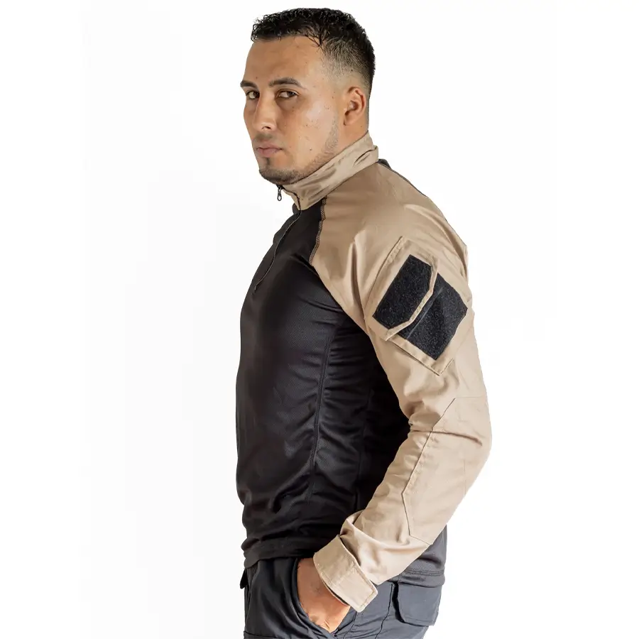 Buzo Tactico Combat Negro Beige - Imagen 5