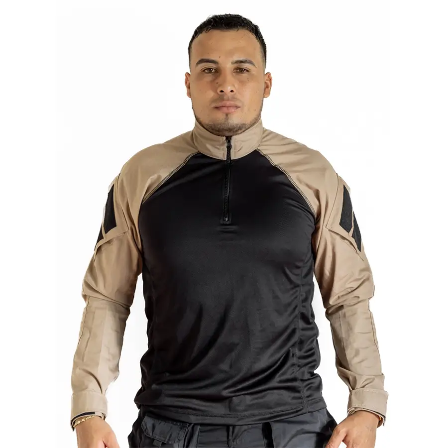 Buzo Tactico Combat Negro Beige - Imagen 6