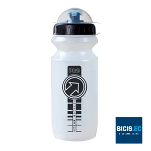 Caramañola PRO TEAM 600ml transparente con protector