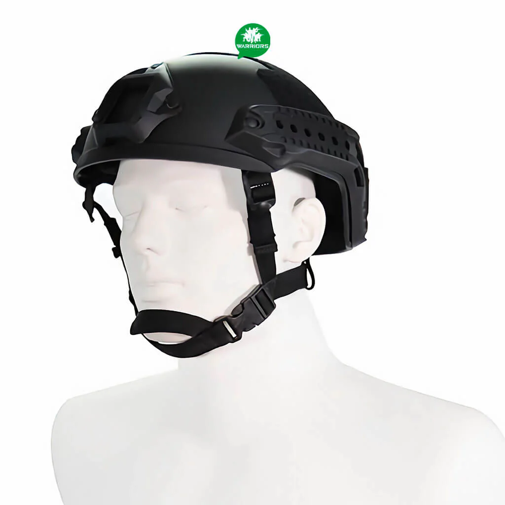 Casco Tactico Asalto Rapido ACH Corto Negro - Imagen 5