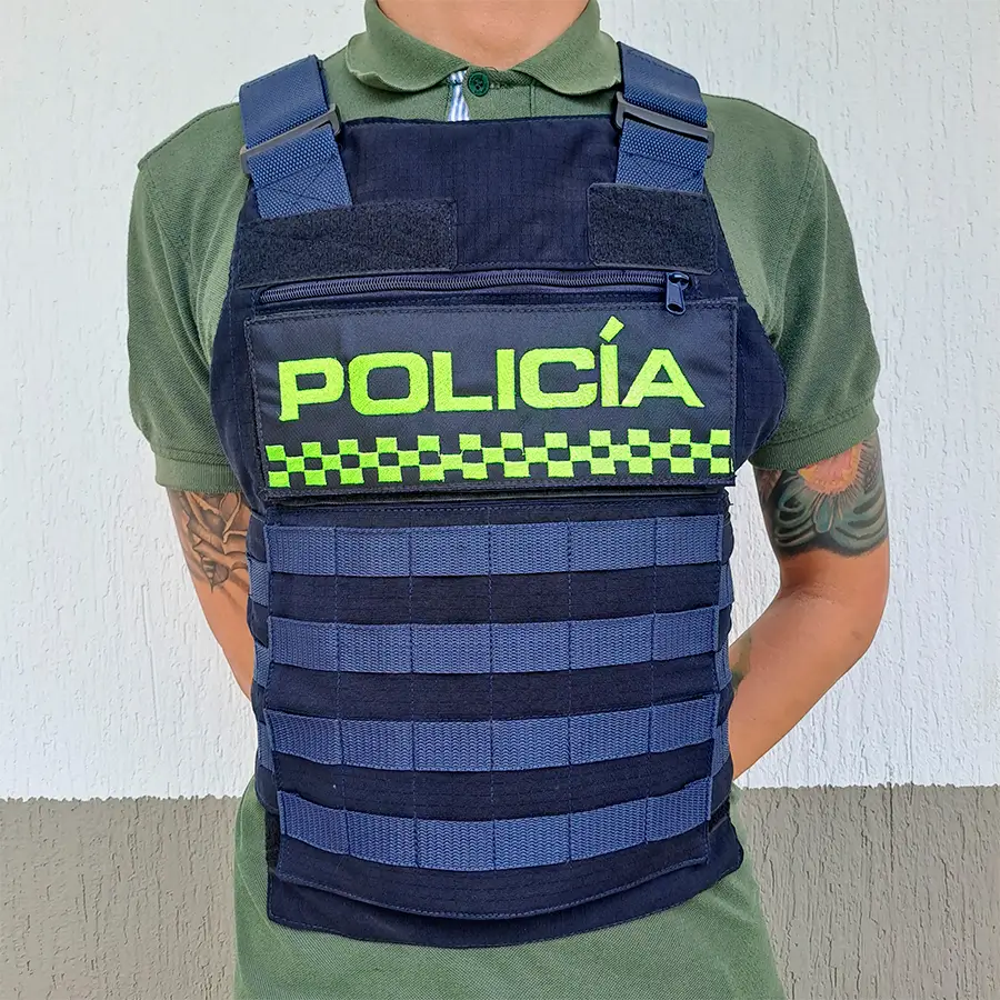 Chaleco Policia Orion Azul Lafayette - Imagen 2