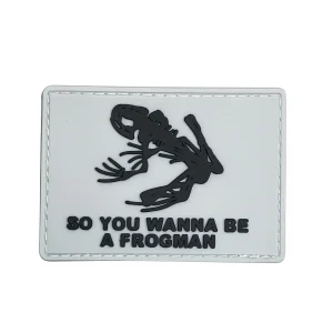 Parche PVC Rana Gris