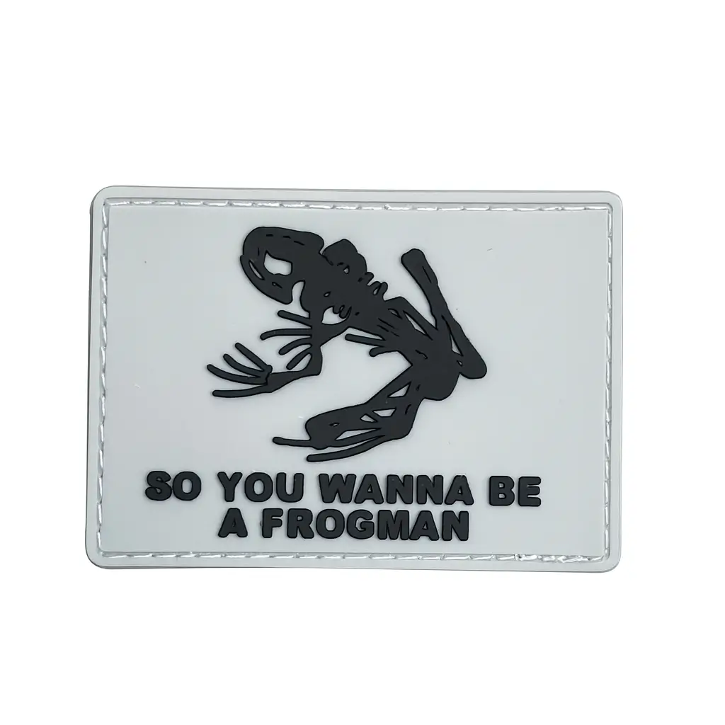 Parche PVC Rana Gris