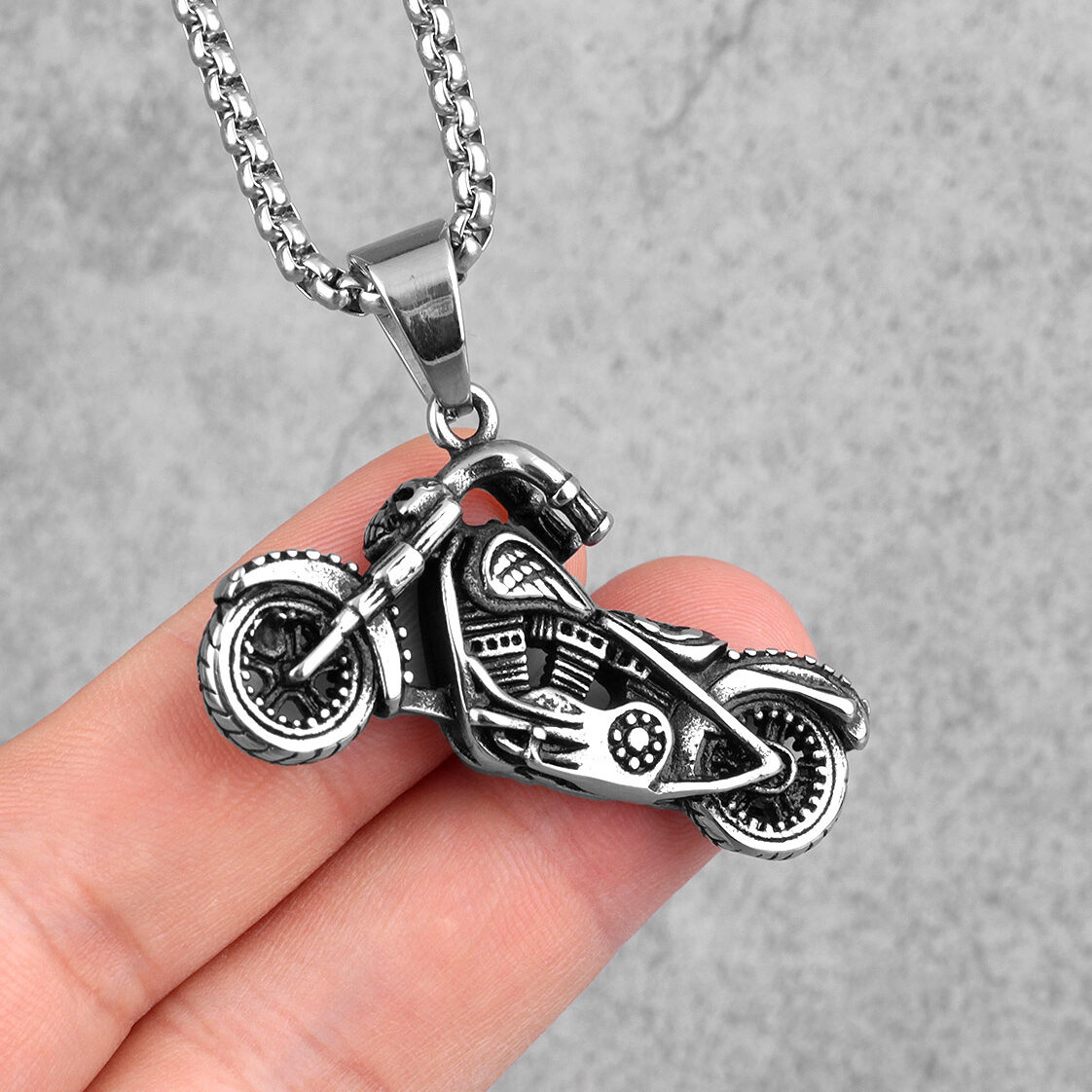 Collar Biker Acero Inoxidable 316L - Imagen 2