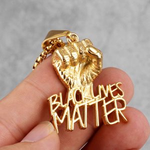 Collar Black Lives Matter Acero Inoxidable 316L