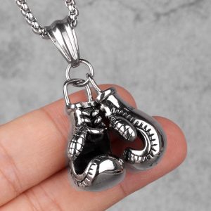 Collar Boxing Gloves Acero Inoxidable 316L