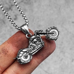 Collar Ghost Biker Acero Premium 316L