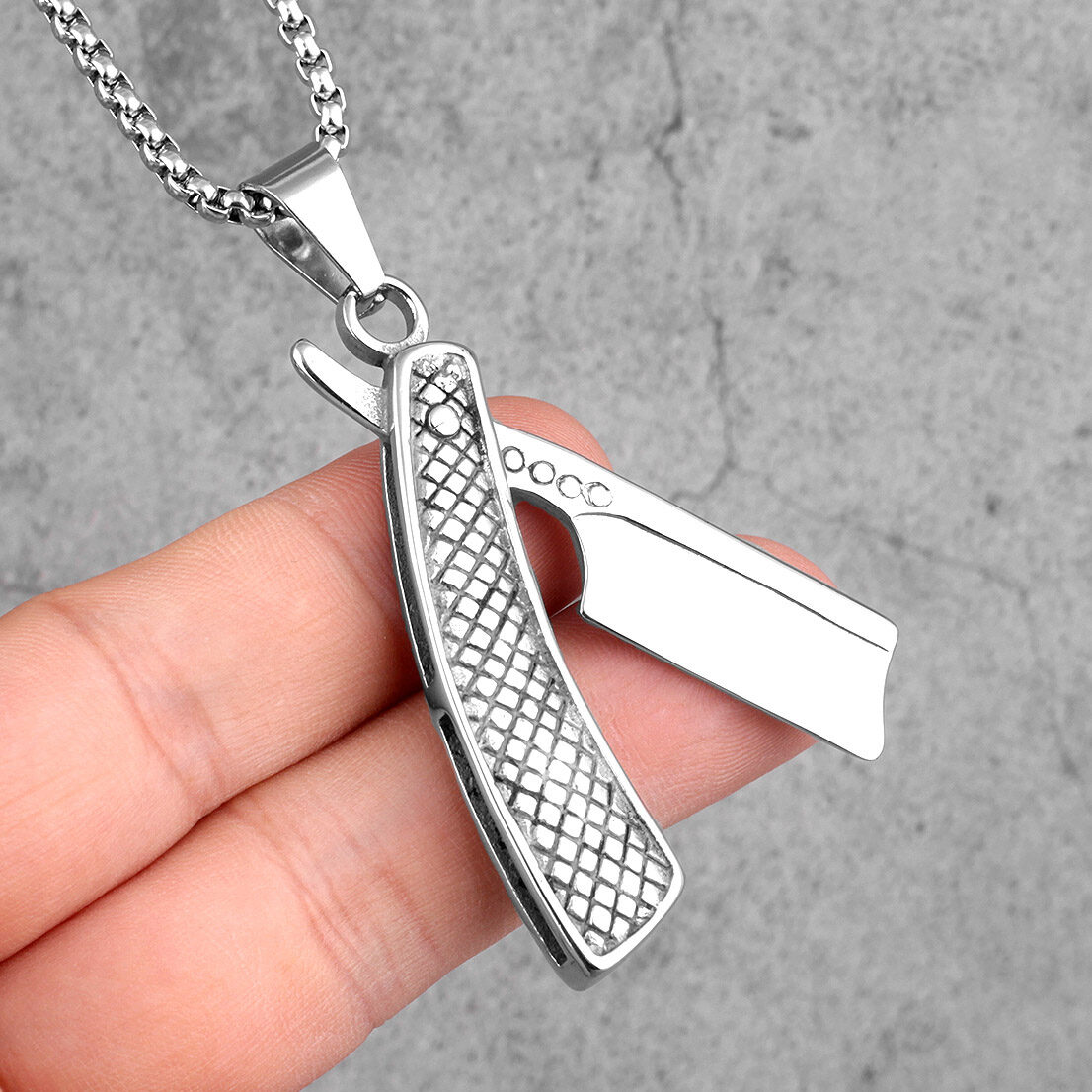 Collar Barber’s Knife Acero Premium 316L