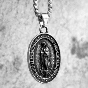 Collar Señora de la Guadalupe Acero Premium 316L