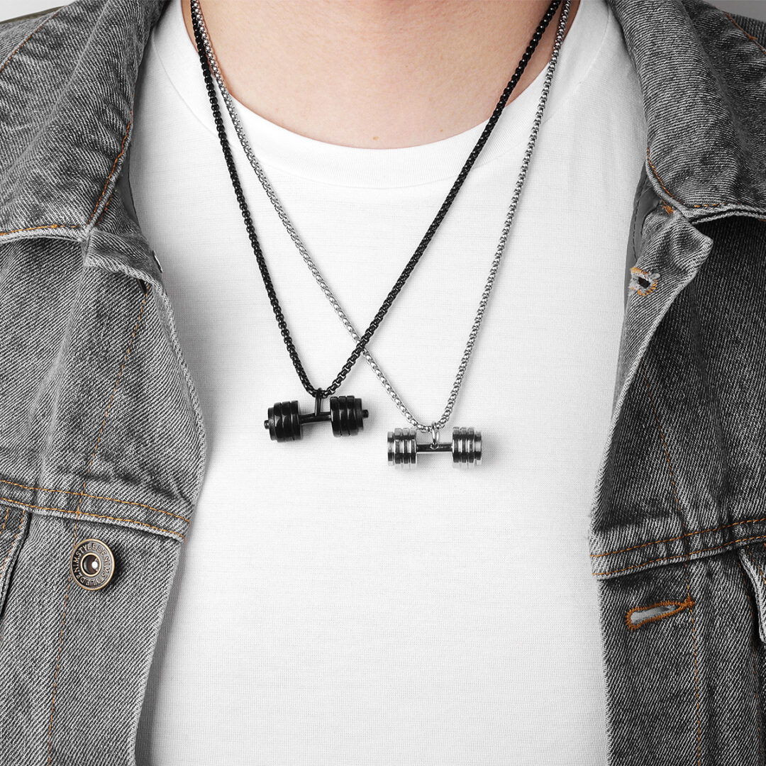 Collar Power Dumbbell Acero Premium 316L - Imagen 4